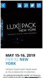 Mobile Screenshot of luxepacknewyork.com