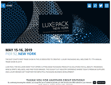 Tablet Screenshot of luxepacknewyork.com